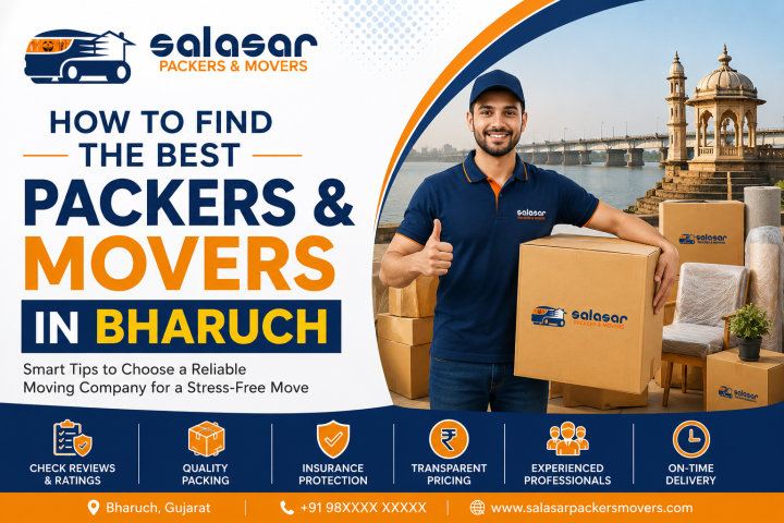 How to Find the Best Packers and Movers in Bharuch